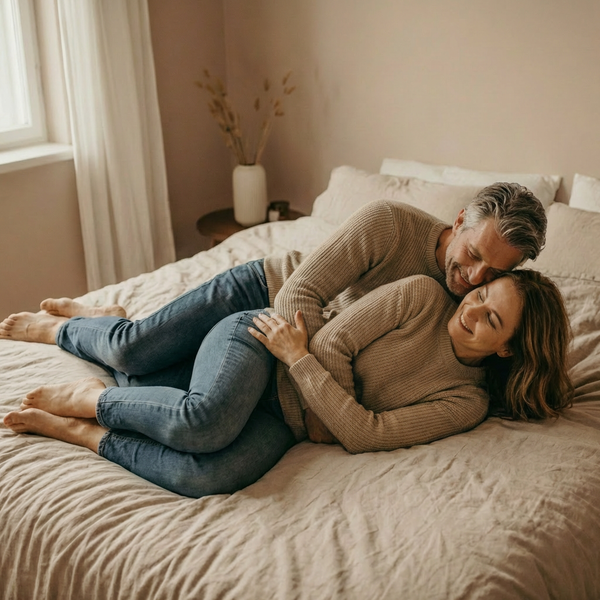 Seksstandjes bij vergrote prostaat informatieve illustratie met comfortabele posities en medisch advies voor mannen