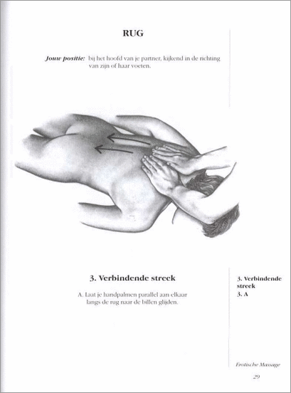 Close-up van boekcover met gedetailleerde titel en massage technieken informatie