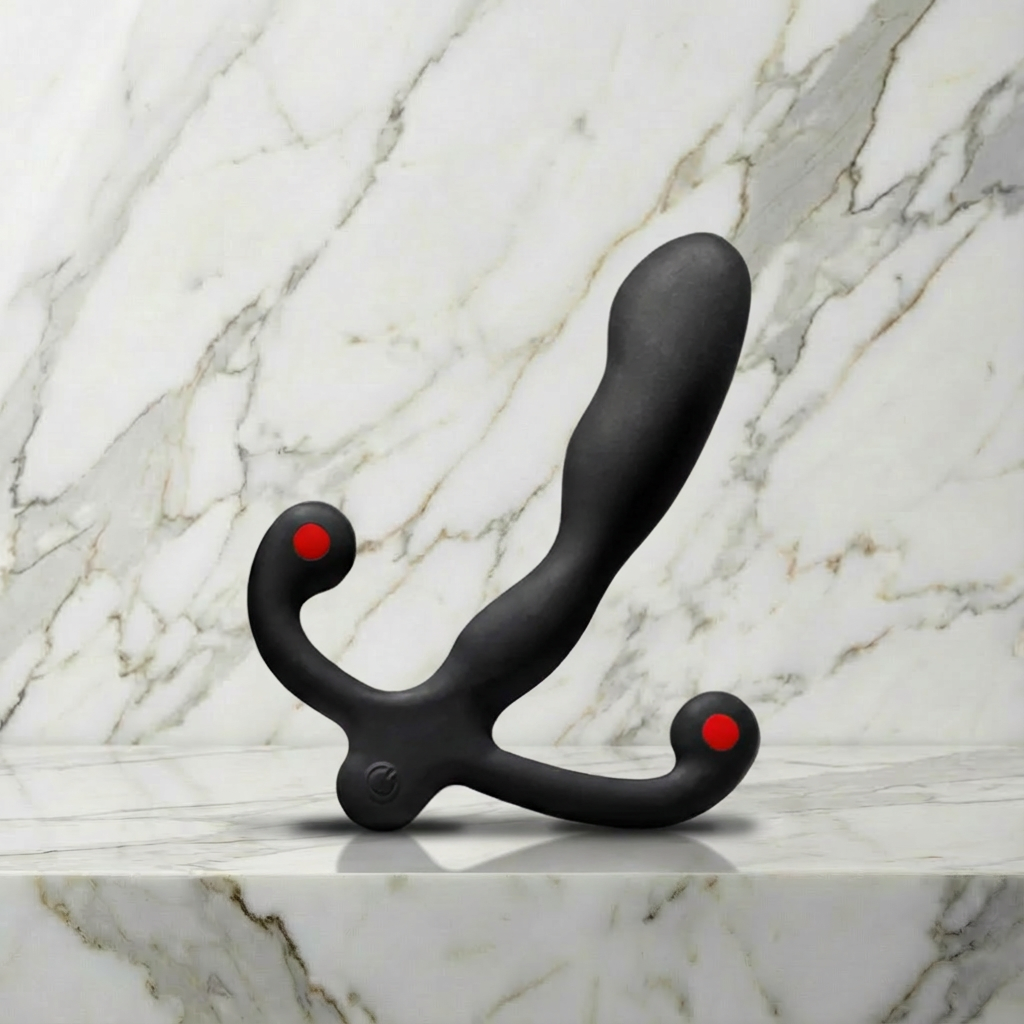 Helix Syn V Aneros vibrerende prostaat massager vooraanzicht op witte achtergrond