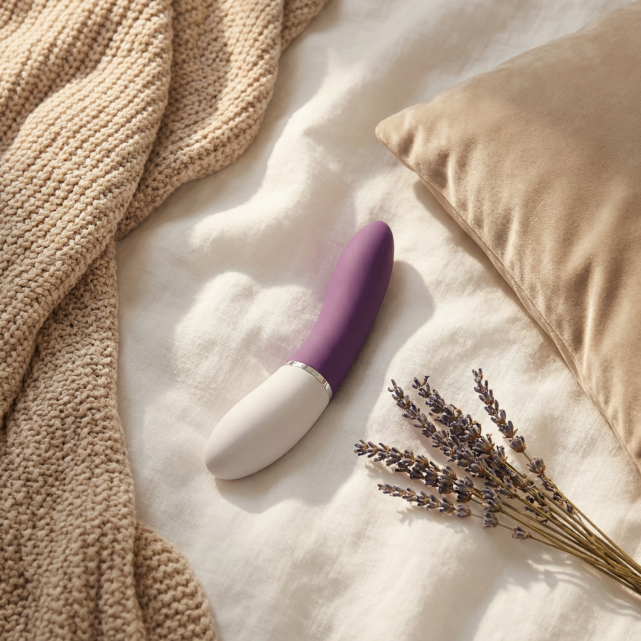 Zijaanzicht Lelo Liv 3 vibrator met ergonomische vorm en gladde afwerking