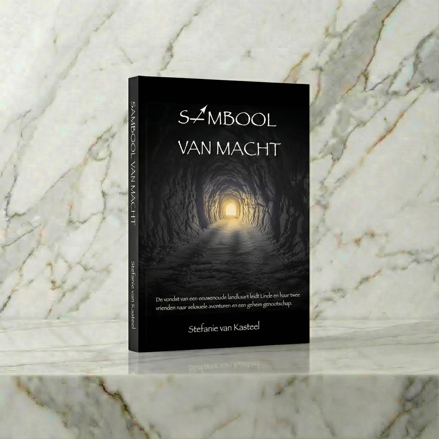 Symbool van Macht erotische thriller roman cover van Stefanie van Kasteel bij De Paarse Keizerin