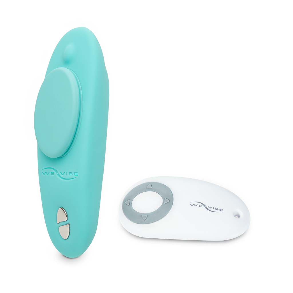 Detail magnetische bevestiging We-Vibe Moxie Plus zwarte uitvoering