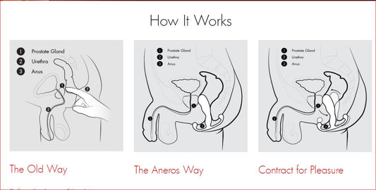 Werking Aneros: beweegt mee op spiercontracties voor hands-free prostaatmassage