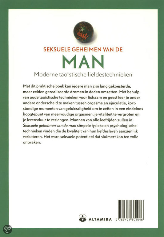 Opengeslagen Seksuele Geheimen van de Man boek met zichtbare pagina's