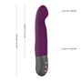 Fun Factory Stronic G Forte paarse g-spot pulsator met maataanduidingen: 20,8 cm lang, ø 4,2 cm